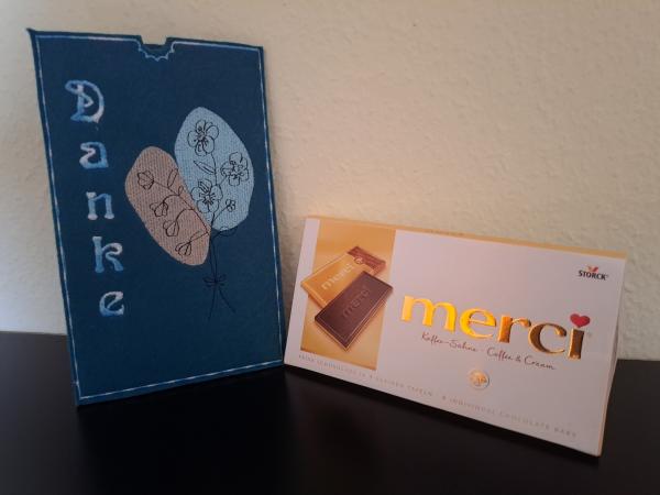 ITH - Stickdatei Schokoladenhülle Flower